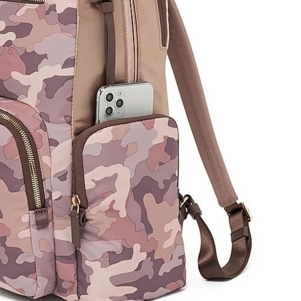 Tumi Voyageur Carson Backpack In Camo Pink